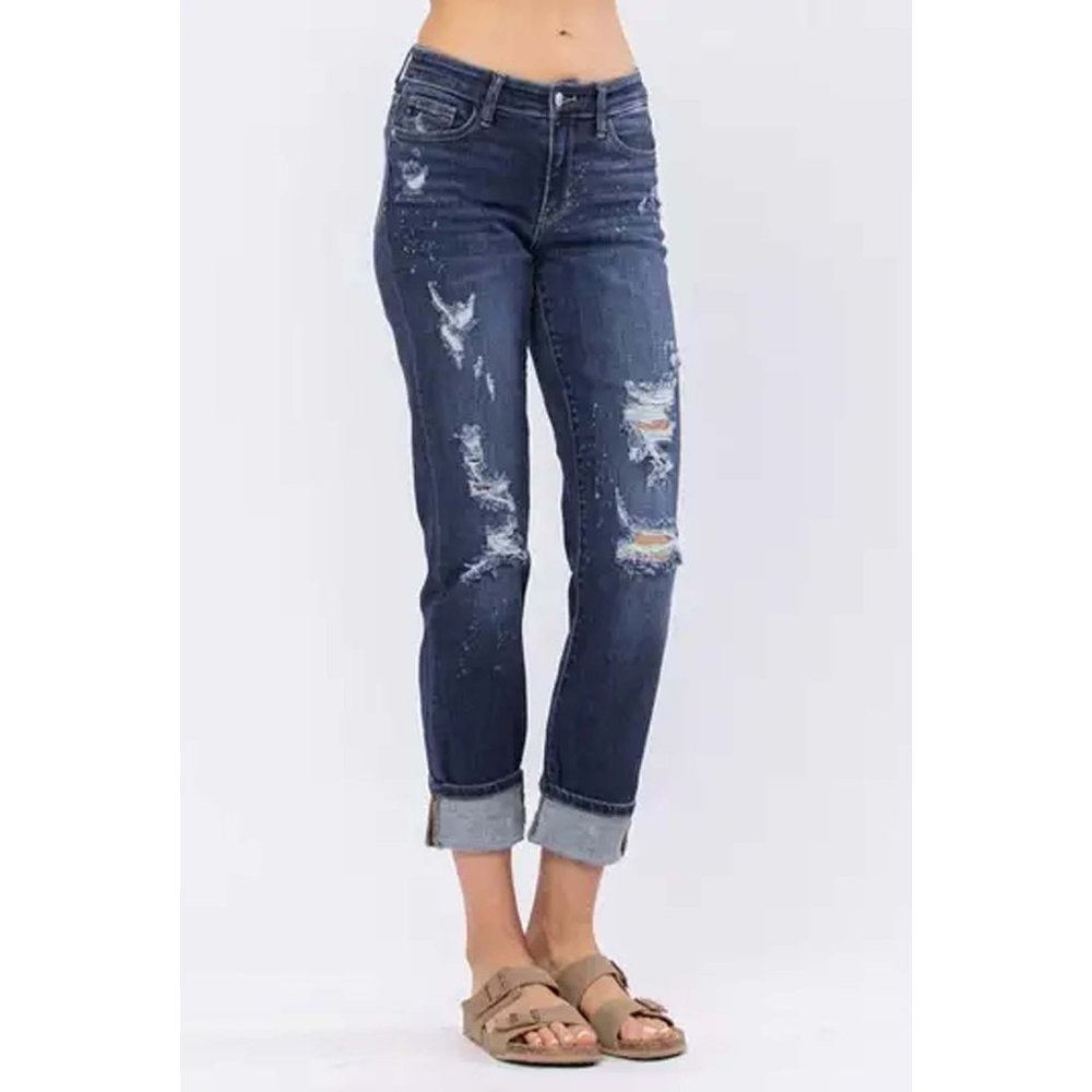 American Eagle Women Slouchy Jeans Stretch Distressed Small 2 / 26